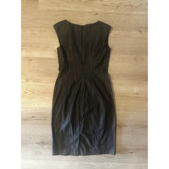 Calvin Klein gray work sheath dress size 4 - Picture 3 of 4